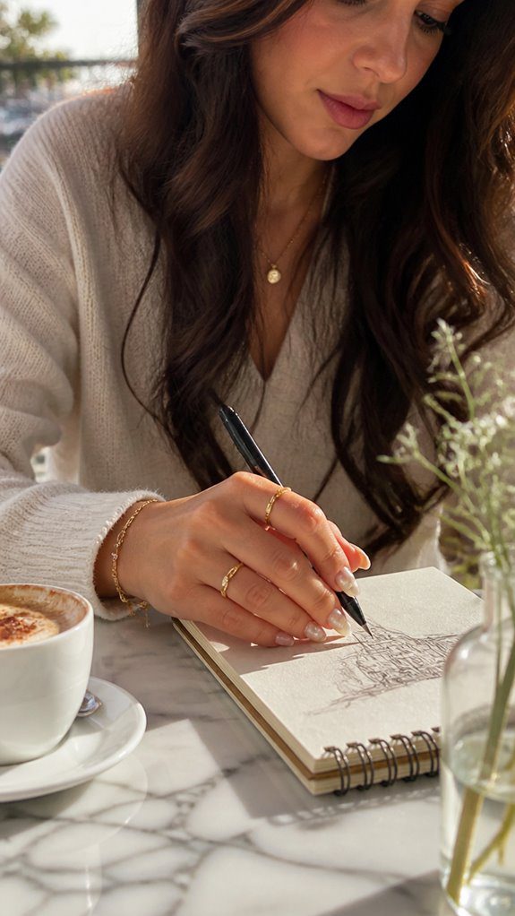 elegant timeless pearl manicure