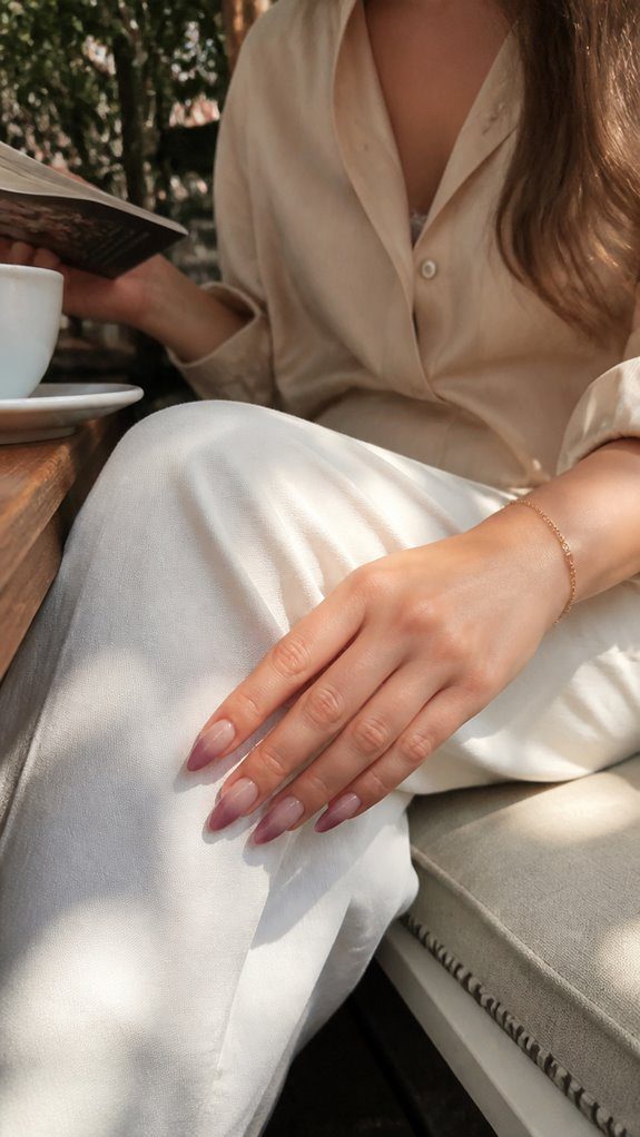 long lasting ombre nail protection