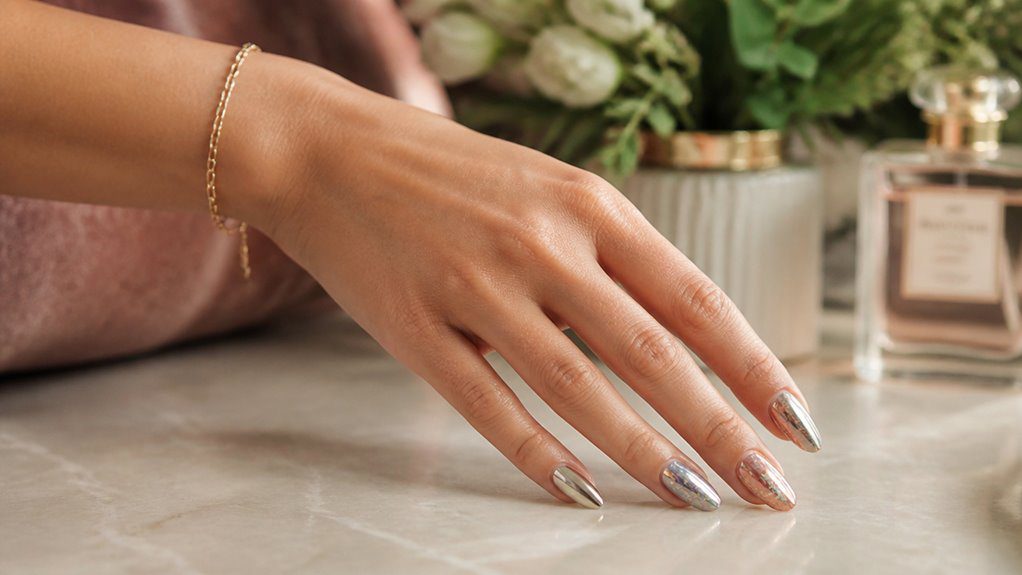 popular chrome nail designs