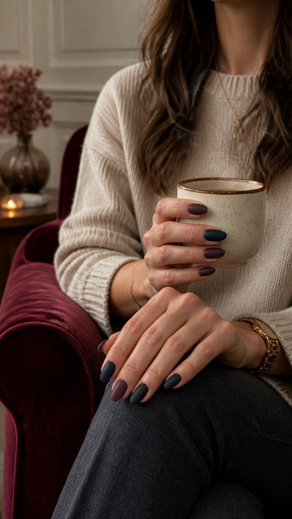 sophisticated bold nail color